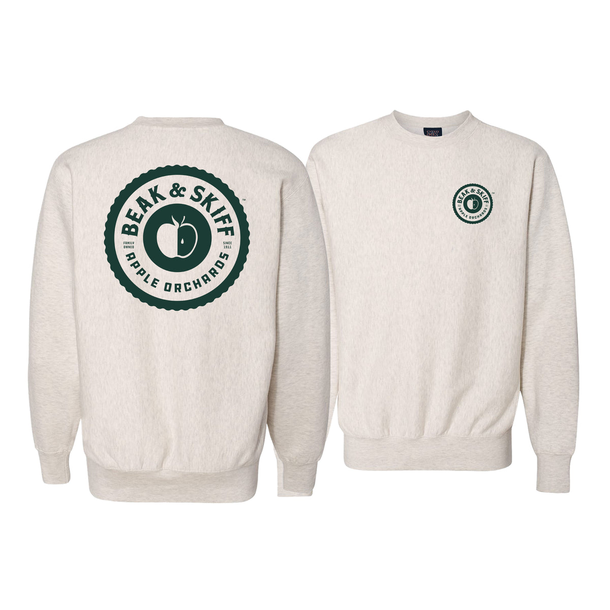 Beak & Skiff Crewneck Sweatshirt Oatmeal | Beak & Skiff / 1911 