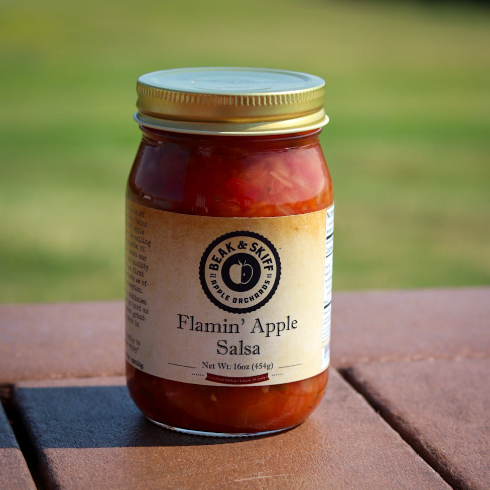 Flamin Apple Salsa 16 oz | Beak & Skiff / 1911 Established