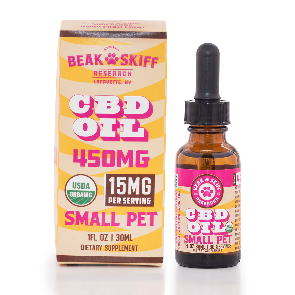 Beak & Skiff Research 450mg Organic Small Pet CBD Oil - Exp 09/08/23